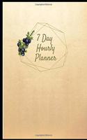 7 Day Hourly Planner: Vertical hourly planner with daily weekly over view - Berries Cover(11 Planners, Notebooks & Calendars)