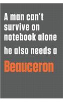 A man can't survive on notebook alone he also needs a Beauceron
