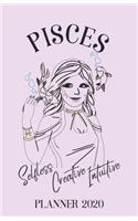 Pisces Horoscope Dated Weekly Planner/Weekly Diary for 2020