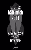 Kalender 2020 für Skydiver / Skydiverin: Wochenplaner / Tagebuch / Journal für das ganze Jahr: Platz für Notizen, Planung / Planungen / Planer, Erinnerungen und Sprüche
