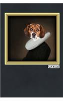 Lady Beagle: Regal Royal Dog Pet Period Costume Art Portrait Picture Journal Book Small Size For Scent Hound Breed Owner Design Cover