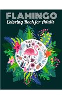 Flamingo Coloring Book for Adults: Best Adult Coloring Book with Fun, Easy, flower pattern and Relaxing Coloring Pages