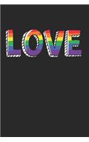 LGBT Notebook: Diary Journal, Sketchbook 6x9 inches with 120 Blank Pages For Drawing, Notes, Sketches