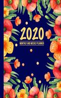 2020 Monthly and Weekly Planner: Agenda Calendar Datebook