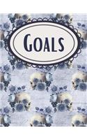 Gothic Rose Goal Setting Workbook & Project Planner: Project Management & Productivity Journal