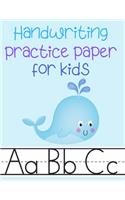 Handwriting Practice Paper for Kids