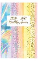 Monthly Planner 2020-2021