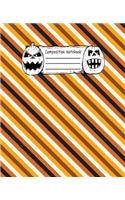 Abstract Halloween Pattern Volume 10 Wide Ruled Journal: 110 Blank Lined Wide Ruled (7.5 x 9.25) Pages to Jot Down Your Thoughts