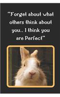 Forget About What Others Think About You.. I Think You Are Perfect