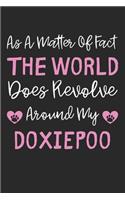 As A Matter Of Fact The World Does Revolve Around My Doxiepoo: Lined Journal, 120 Pages, 6 x 9, Doxiepoo Dog Gift Idea, Black Matte Finish (As A Matter Of Fact The World Does Revolve Around My Doxiepoo Journal)