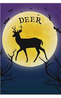 Deer Notebook Halloween Journal