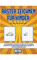 Wie man Schritt für Schritt zeichnet (Raster zeichnen für Kinder - Autos): Dieses Buch bringt Kindern bei, wie man Comic-Tiere mit Hilfe von Rastern zeichnet