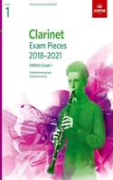 Clarinet Exam Pieces 2018-2021, ABRSM Grade 1: Selected from the 2018-2021 syllabus. Score & Part, Audio Downloads(ABRSM Exam Pieces)