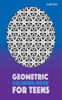 Geometric Coloring Book For Teens: (English)