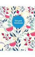 dot grid notebook: Size 8x10 - 120 Pages Dot Grid Journal