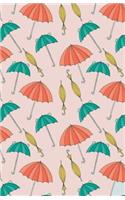 Journal Notebook Umbrellas Pattern 3