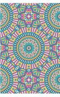 Bullet Journal Notebook Mandalas Pattern 7: 112 Page Numbered Graph Style Grid Bullet Journal with Index Pages and Key Pages in Portable 6 X 9 Size.