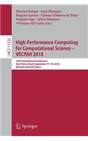 High Performance Computing for Computational Science – VECPAR 2018: 13th International Conference, São Pedro, Brazil, September 17-19, 2018, Revised Selected Papers