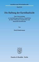 Die Haftung Der Kartellaufsicht