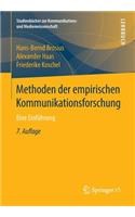 Methoden Der Empirischen Kommunikationsforschung