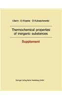 Thermochemical properties of inorganic substances