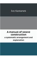 A manual of weave construction a systematic arrangement and explanation