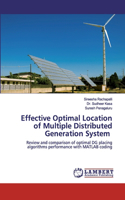 Effective Optimal Location of Multiple Distributed Generation System