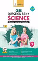 StudyFy Class 9 Science CBSE Question Bank For 2024 Exams | Chapterwise & Topicwise Notes | Previous Years Solved Questions