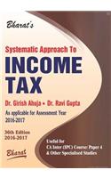 Systematic Approach to INCOME TAX (A.Y. 2016-17)