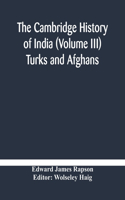 Cambridge history of India (Volume III) Turks and Afghans