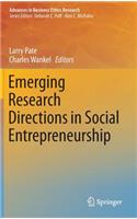 Emerging Research Directions in Social Entrepreneurship