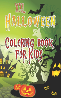 XXL Halloween Coloring Book for Kids: 35 spooky and scary coloring pages for Kids and Teens