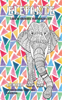 Libri da colorare per adolescenti - Disegni animali alleviare lo stress - Animali - Elefante