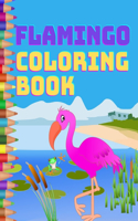 Flamingo coloring book: Toddlers coloring flamingo book - Kids ages 4-8