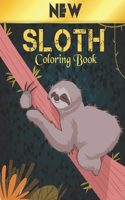 Sloth Coloring Book