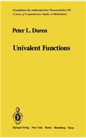 Univalent Functions