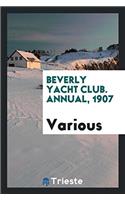Beverly Yacht Club. Annual, 1907
