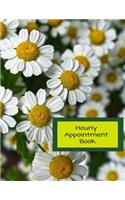 Appointment Book by Hour: Hair Stylist Undated 52-Week Hourly Schedule Calendar with Pretty Daisy Background