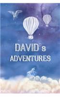 David's Adventures: Softcover Personalized Keepsake Journal, Custom Diary, Writing Notebook with Lined Pages(427 Journey to Imagination)