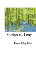Miscellaneous Poetry