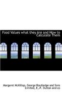 Food Values What They Are and How to Calculate Them