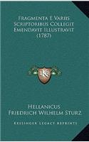 Fragmenta E Variis Scriptoribus Collegit Emendavit Illustravit (1787)