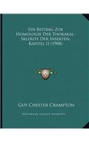 Ein Beitrag Zur Homologie Der Thorakal-Sklerite Der Insekten, Kapitel II (1908)