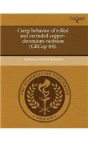 Creep Behavior of Rolled and Extruded Copper-Chromium-Niobium (Grcop-84)