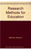 Research Methods for Education