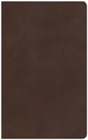 NKJV Super Giant Print Reference Bible, Brown Genuine Leather