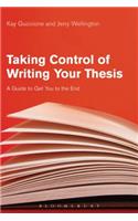 Taking Control of Writing Your Thesis