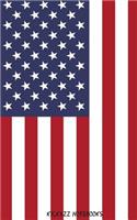 USA Flag: Notebook