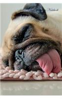 Pug January Notebook Pug Record, Log, Diary, Special Memories, To Do List, Academic Notepad, Scrapbook & More