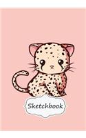 Sketchbook: Cutie Cat (VoL.5): 100+ Pages of 7" x 10" Blank Paper for Drawing, Doodling or Sketching (Sketchbooks)